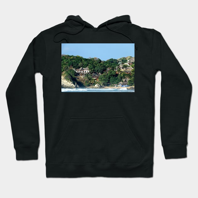 Superbe Plage du Mexique Hoodie by franck380